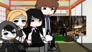 Реакция персонажей игры "tinny bunny" на Петрова как Валера Гостер "Два мужика и все не оч?"