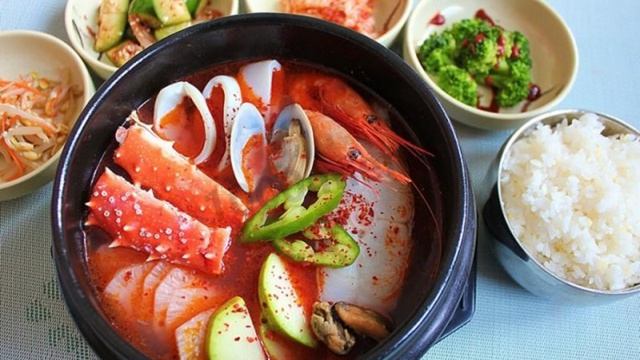 Корейский суп хемультан