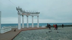 Крым зимой 2023 Алушта
