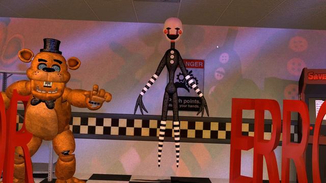 A Monster Freddy Eats Purple Guy At Freddy Fazbears Pizza! Gmod FNAF