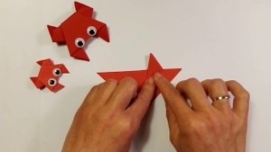 DIY Origami Crab Paper Toy Оригами краб Игрушка из бумаги