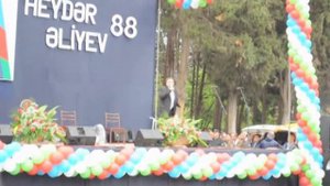 Гейдар Алиев-88. 5 мая 2011 год.Азербайджан, г. Сальяны.VOB