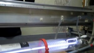 восстановление работы лазерной трубки методом перезаправки.