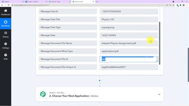 Telegram Dropbox Integration - Save New Telegram Files to Dropbox смотреть онлайн