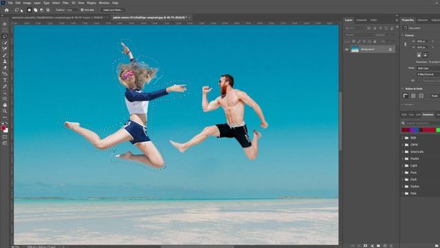 How To Remove Object Using Photoshop Patch Tool | Adobe photoshop Tutorial смотреть онлайн