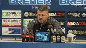 Pressekonferenz vor dem Spiel gegen Holstein Kiel