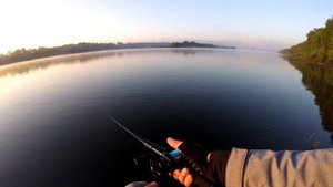 Рыбалка, р.Томь, Новокузнецк. ABU GARCIA Pro Max 3L. Zemex Bass adiction casting rod.