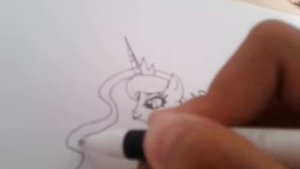 Как нарисовать принцессу луну