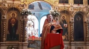 15.04.2018г. - проповедь на Антипасху о.Валерий Казанцев.Знаменский кафедральный