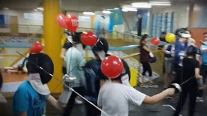 Игровой бой на шпагах (Часть 1) Фехтование