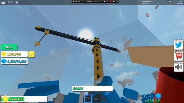 Купил Пушку за 1 милион! В симуляторе разрушителя | ROBLOX смотреть онлайн