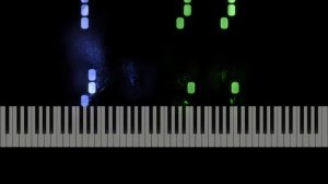 Eurythmics "Here Comes The Rain Again"  Piano Synthesia Preview, Sheet Music