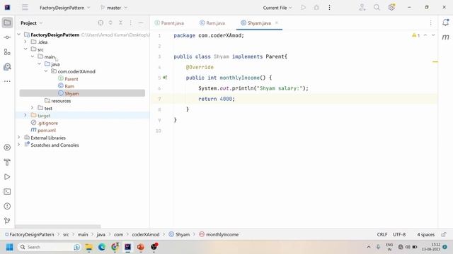 Factory Design Pattern Implementation In Java смотреть онлайн