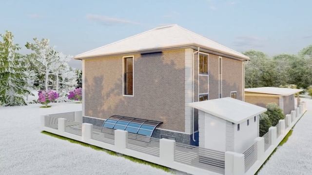 Классический жилой дом в 2 этажа в  Алматы