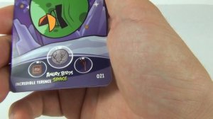 Angry Birds Space Trading Cards Review & Pack Opening, Giromax