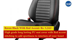 Kia Sonet Accessories (Interiors) - Genuine Accessories With Pricing - Make Your Kia Sonet Unique