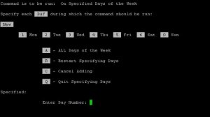 Setting up a CRON job within LONE-TAR