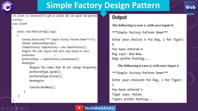 Simple Factory Design Pattern | C#