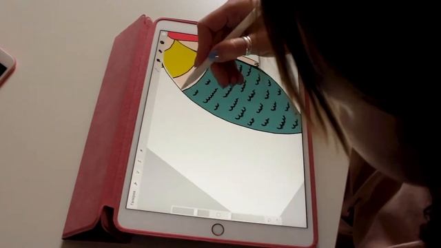 процесс рисования в procreate + анимация