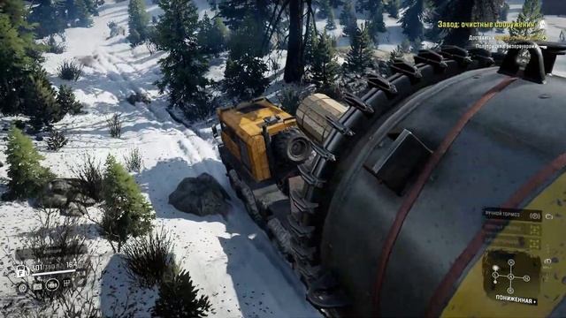 SnowRunner Задания Завод: Резервуары и Завод: Очистные сооружения. Долгожданный фикс багов смотреть онлайн
