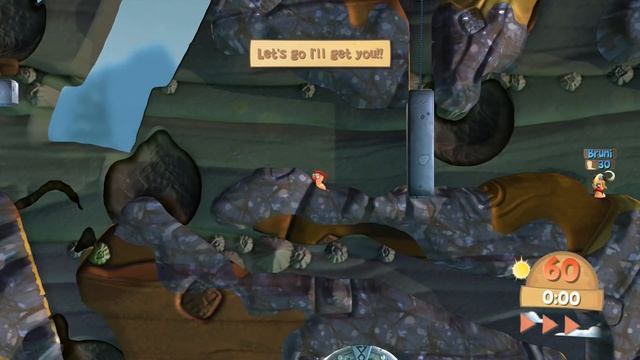 Worms Battlegrounds Story Mission 09 Walkthrough: The Norse Code