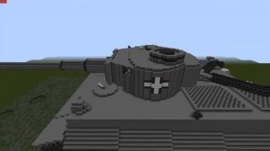 Minecraft TIGER 1 german tank (ww2)