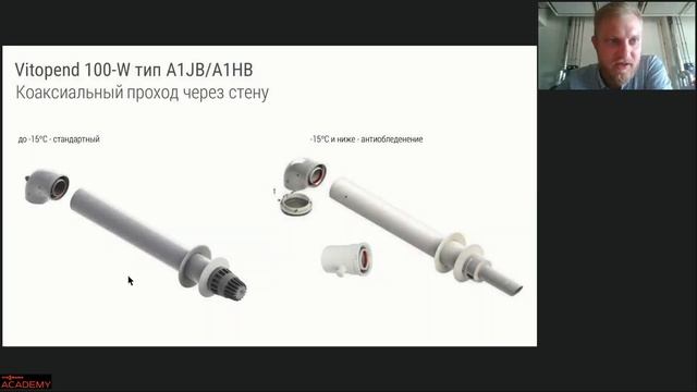 Система отвода уходящих газов Vitopend/Vitodens до 32 кВт: правила подбора, варианты, рекомендации смотреть онлайн