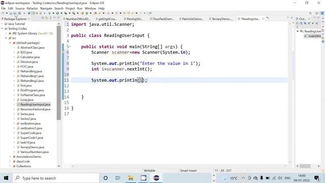 Scanner Class in JAVA смотреть онлайн