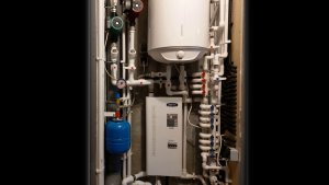 Монтаж электрокотла и бойлера в ограниченном пространстве.