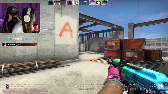 ⚡ДЕВУШКА МОНЕСИ ВКЛЮЧИЛА ВЕБКУ! l TurboXGirl играет премку (CS:GO) смотреть онлайн