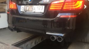 Тюнинг Краснодар спортивный выхлоп BMW M5 F10 (tuning-elite.com)