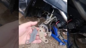 Замена колодок на квадроцикле сф мото
