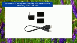 Фирменный интернет-адаптер для телевизора Samsung WIS12ABGNX обзор и отзыв