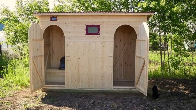 Туалет с большим хозблоком в Новосибирске. т - 299-02-02 смотреть онлайн