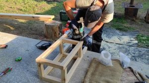 Барная стойка на терассе вместо ограждения. Полный обзор и детальное изготовление стойки и стульев