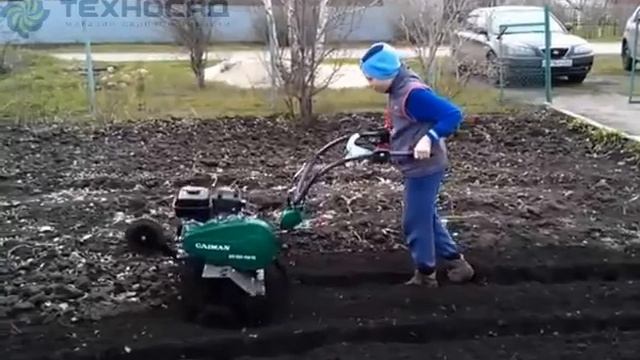 Культиватор бензиновый Caiman Eco Max 60 SC2 смотреть онлайн