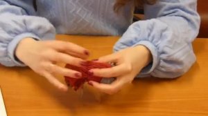 мастер класс снегирь из ниток