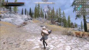 PC SKYRIM T_KUKU's animation : Female Cannon and equip jump MOD