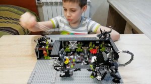 LEGO Самоделка - Захват космической станции Чужими (Ксеноморфами)