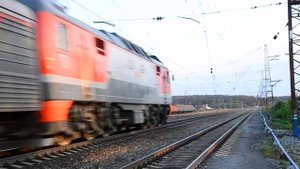 Электровоз ЭП2К-229 с поездом №055 Красноярск — Москва