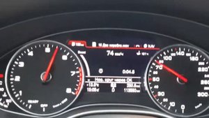 Разгон 0-100 Audi a6c7 2.0 249