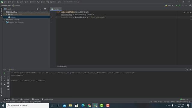 HOW TO MAKE A CLICKBAIT TITLE USING PYTHON (not clickbait) смотреть онлайн
