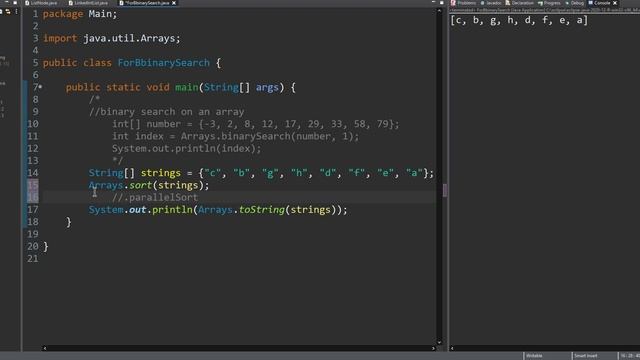Building Java Programs || CH13 (Searching & Sorting) || Arrays.sort, .parallelSort, Collections.sor смотреть онлайн