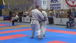 Ишахнели Виталий - Владимир Артюшин(WKO, Казахстан) Карате Киокусинкай "Сибирский мастер"