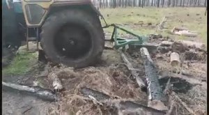 Плуг лесной легкий ПЛЛ-1,4 Леспромресурс - подготовка почвы под посадку лесных культур