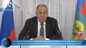 Message de Sergueï Lavrov aux organisateurs et participants du VIe Forum international des BRICS