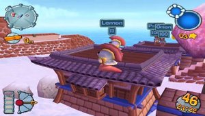 Первая игра Вормс Фортс /First gameplay Worms Forts Under Siege