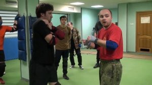 Локтевые вставки в ближнем бою. Street fighting S.P.A.S.