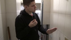 простейший разборный короб облицованный плиткой