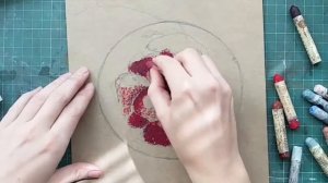 РИСУЕМ сочную КЛУБНИКУ масляной пастелью